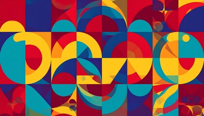 Obraz premium Abstract geometric pattern design