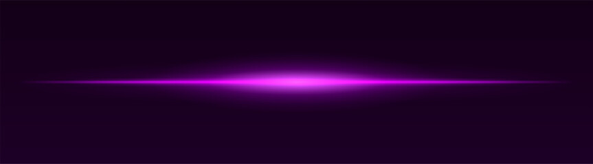 Single horizontal beam with expanded center and smooth fade on both sides. Balanced composition with gentle motion and soft edge lighting.