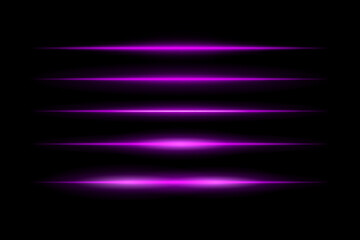 Glowing horizontal beams arranged in vertical stack with symmetrical light spread. Sharp edges fade smoothly into dark background, creating futuristic motion effect.