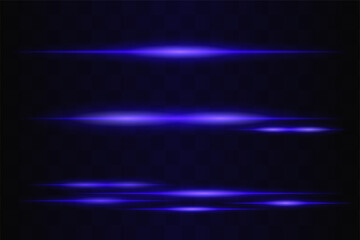 Glow. Horizontal glowing flares arranged in vertical sequence with blurred edges. Smooth transitions create motion effect and depth across transparent grid background.