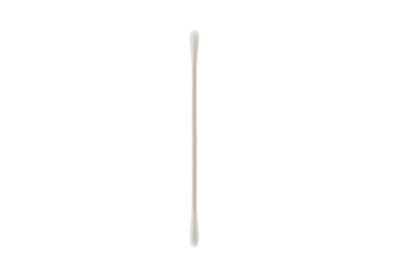 White cotton swab isolated on white background. 