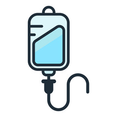 Infuse icon, iv bag icon