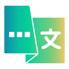 translater Gradient icon