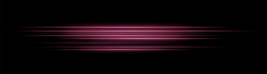 Lightline. Horizontal layered beams forming wide blur with symmetric flow. Composition evokes fast movement and glowing streak on dark backdrop.