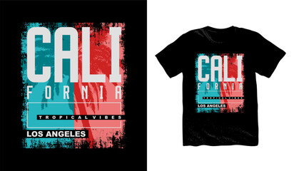 California Los Angeles t-shirt design. palm trees silhouette t shirt design. t-shirt design vector for print. california logo design vector illustration. quotes for t shirt