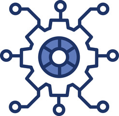 Obraz premium vector illustration of setting vector