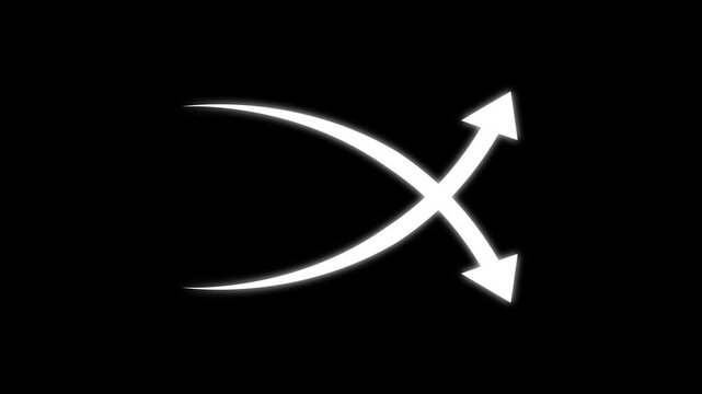 Quality and cost control concept on transparent background. Successful organization strategy and management quality control.  Percentage icon of quality with up arrow and cost with down arrow.