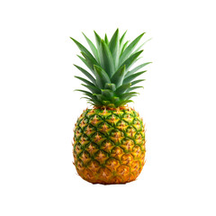  Fresh pineapple on transparent png
