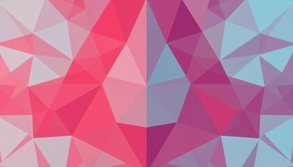 Abstract geometric background featuring a blend of bluish madder red triangles in an abstract pattern,  shapes,  graphic