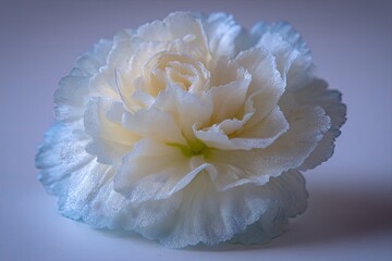 Close-up of a delicate, textured flower.