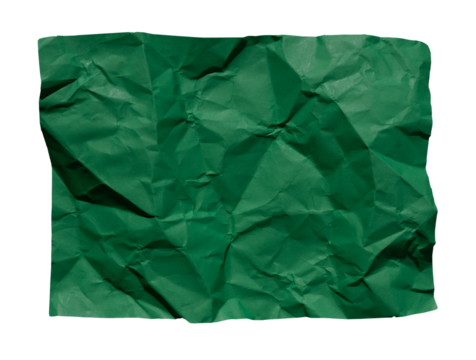 empty green crumpled paper texture background. - Powered by Adobe