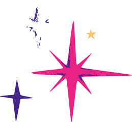 Hand Drawn Sparkles Decoration