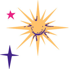 Hand Drawn Sparkles Decoration