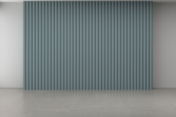 Modern minimalist empty room. 3D rendering