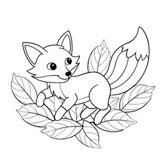 Obraz premium printable dragon resting on a rock black outline
