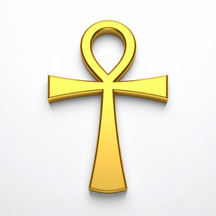 Egyptiam golden ankh cross