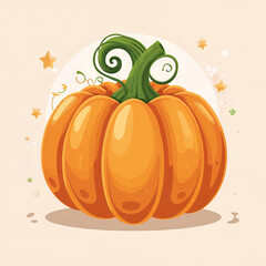 vector illustration of a pumpkin