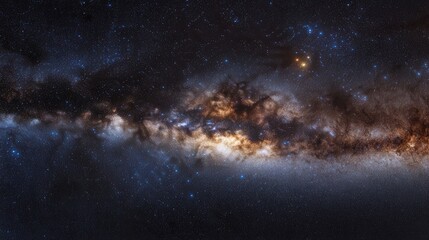 Vast expanse of the milky way galaxy.