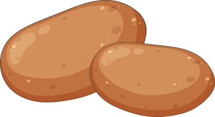 vector illustration of potato
