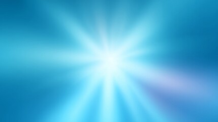 Obraz premium Bright blue light radiates through a tranquil atmosphere creating an immersive ambience at midday