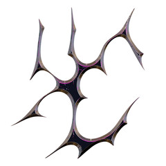 Obraz premium Necro Pink Neotribal Y2k