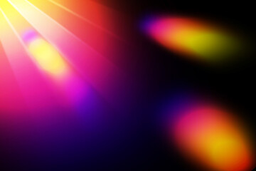 Light Prism Rainbow Overlays