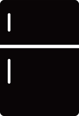 冷蔵庫のアイコン　モノトーン