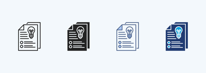 Brief Multiple Style Icon Collection