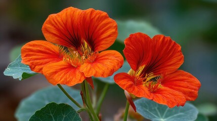 Obraz premium Orange Flower Blooms