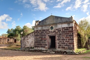 Obraz premium ferme et zone rurale dan le centre de la Sardaigne en Italie