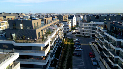 Modern residential complex mortgage new infrastructure