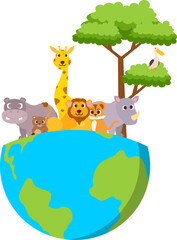 World Wildlife Day Illustration