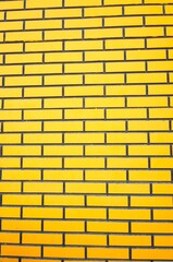 yellow brick wall