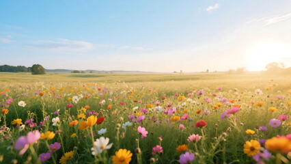 field of flowers