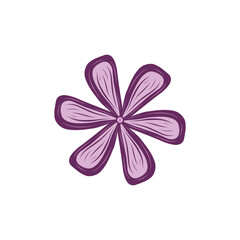 abstract purple and pink flower vector illustration