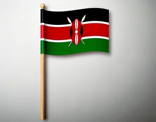  national flag of Kenya in the original size,colours and proportions