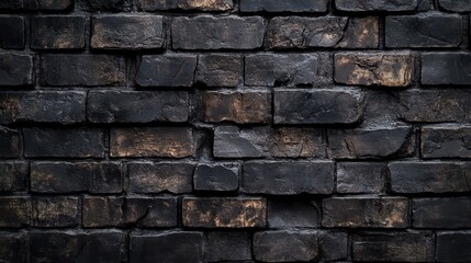 Obraz premium Dark Brick Wall Texture