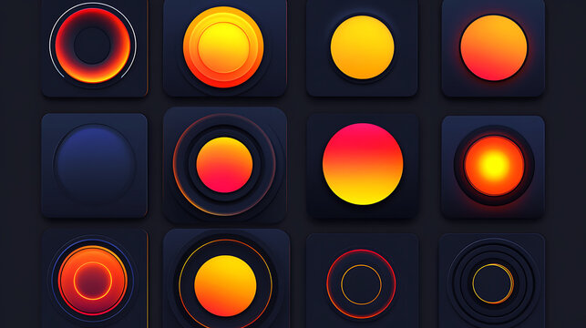 Animated 3D UI Component Packs with Gradient Style and Editable Elements for Figma & PPT Use, Ideal for Interface Design Projects