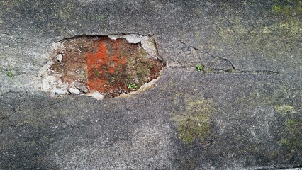 Distressed concrete texture background with abstract grunge surface, weathered stone wall for...