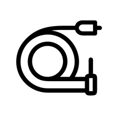Flexible air hose icon design.