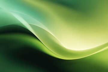 Obraz premium Smooth green gradient background creating a serene atmosphere with subtle light reflections enhancing the depth and texture of the scene