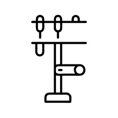 Tool rack icon design.