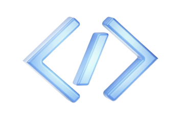 Programming code concept. Coding icon
