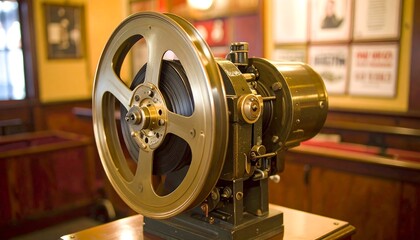 Obraz premium Vintage mechanical device exhibit