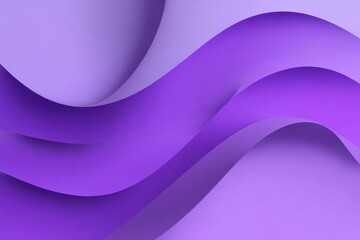 Purple gradation with flowing shapes creates a serene and calm atmosphere suitable for various creative applications and designs
