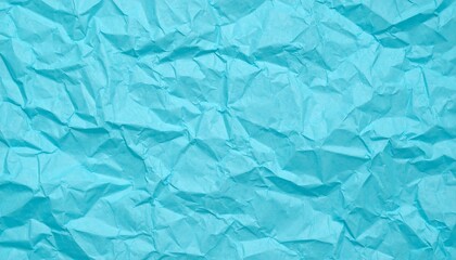 Obraz premium Light blue crumpled paper texture (3)