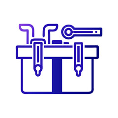 Worker's tool belt icon design.