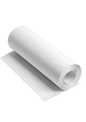 Rolled White Paper Mockup