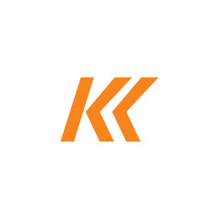 Logo KK Minimalist symbols Simple