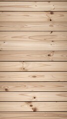 Fototapeta premium Light brown wood plank background, horizontal lines, knots visible